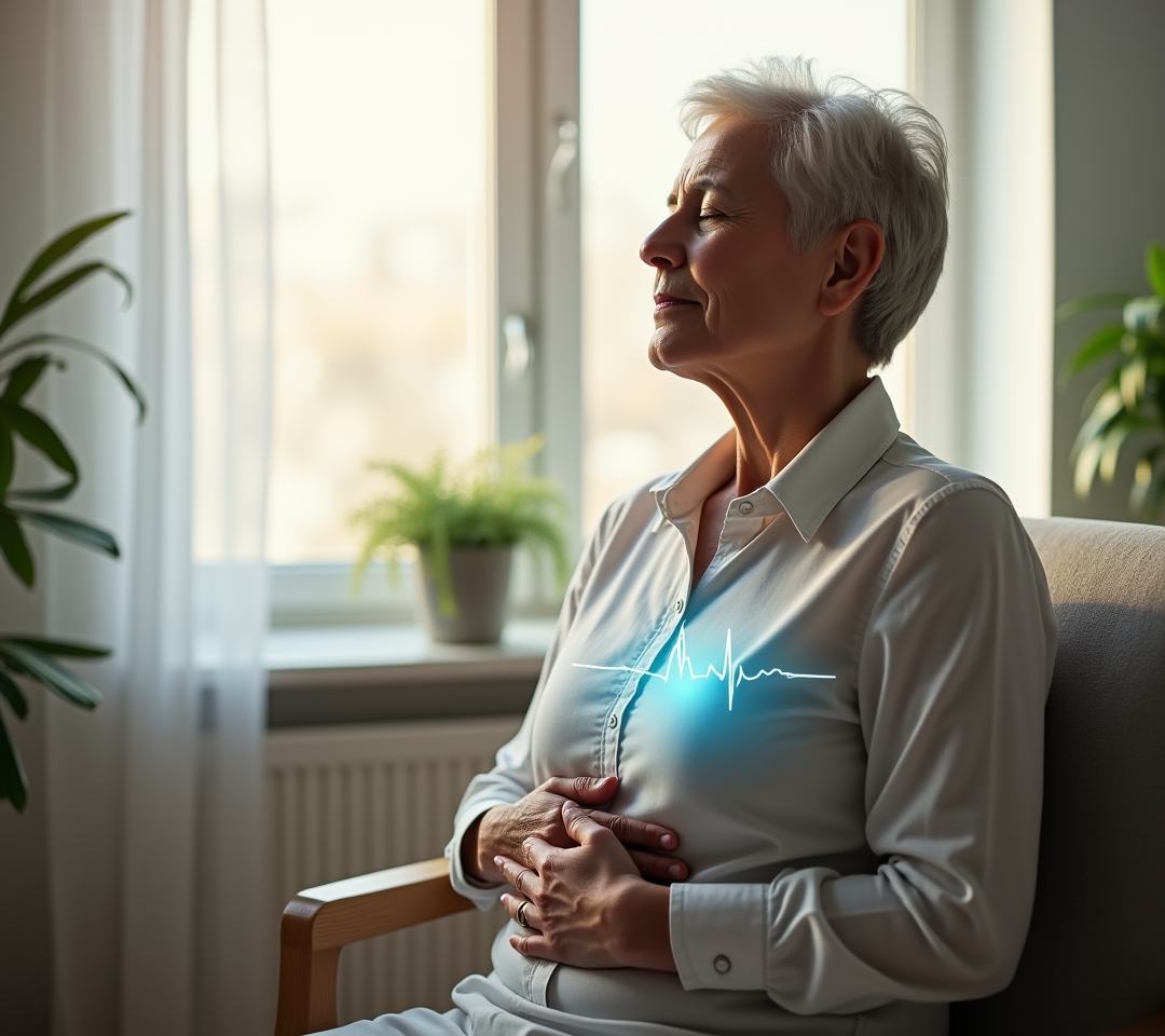 Blood pressure monitor showing improved readings