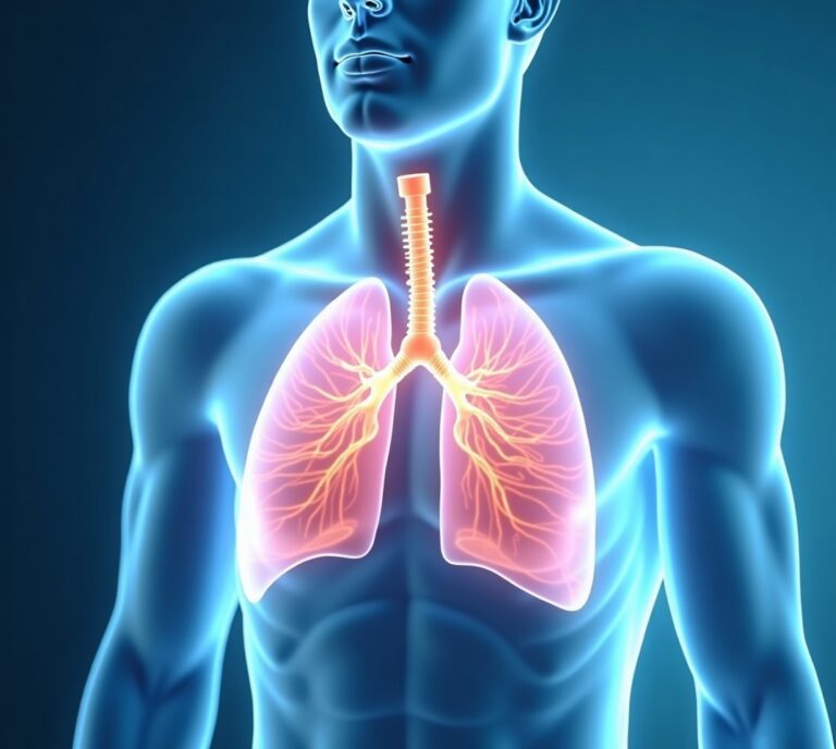 Person demonstrating double inhale through the nose